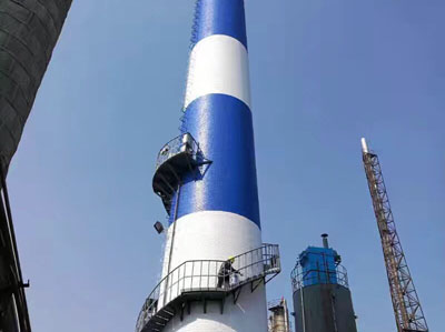 現(xiàn)以鋼煙囪新建工程、熱工藝表及控制裝置工程的劃分